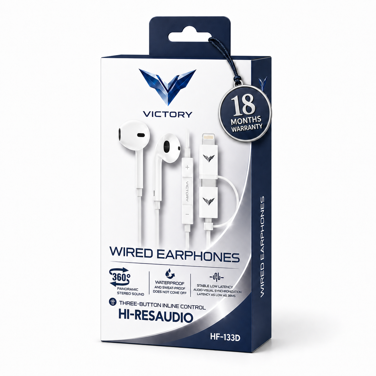 VICTORY HF-133D — Wired Earphones