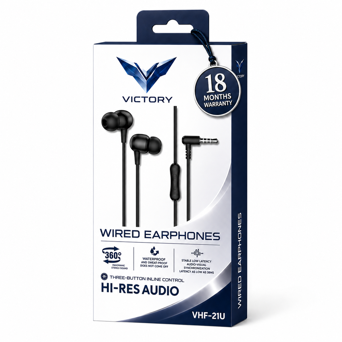 VICTORY VHF-21U — Wired Earphones