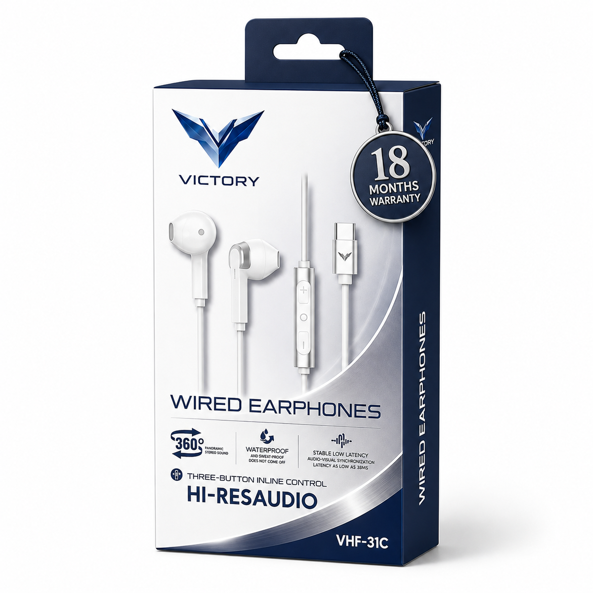 VICTORY VHF-31C — Wired Earphones