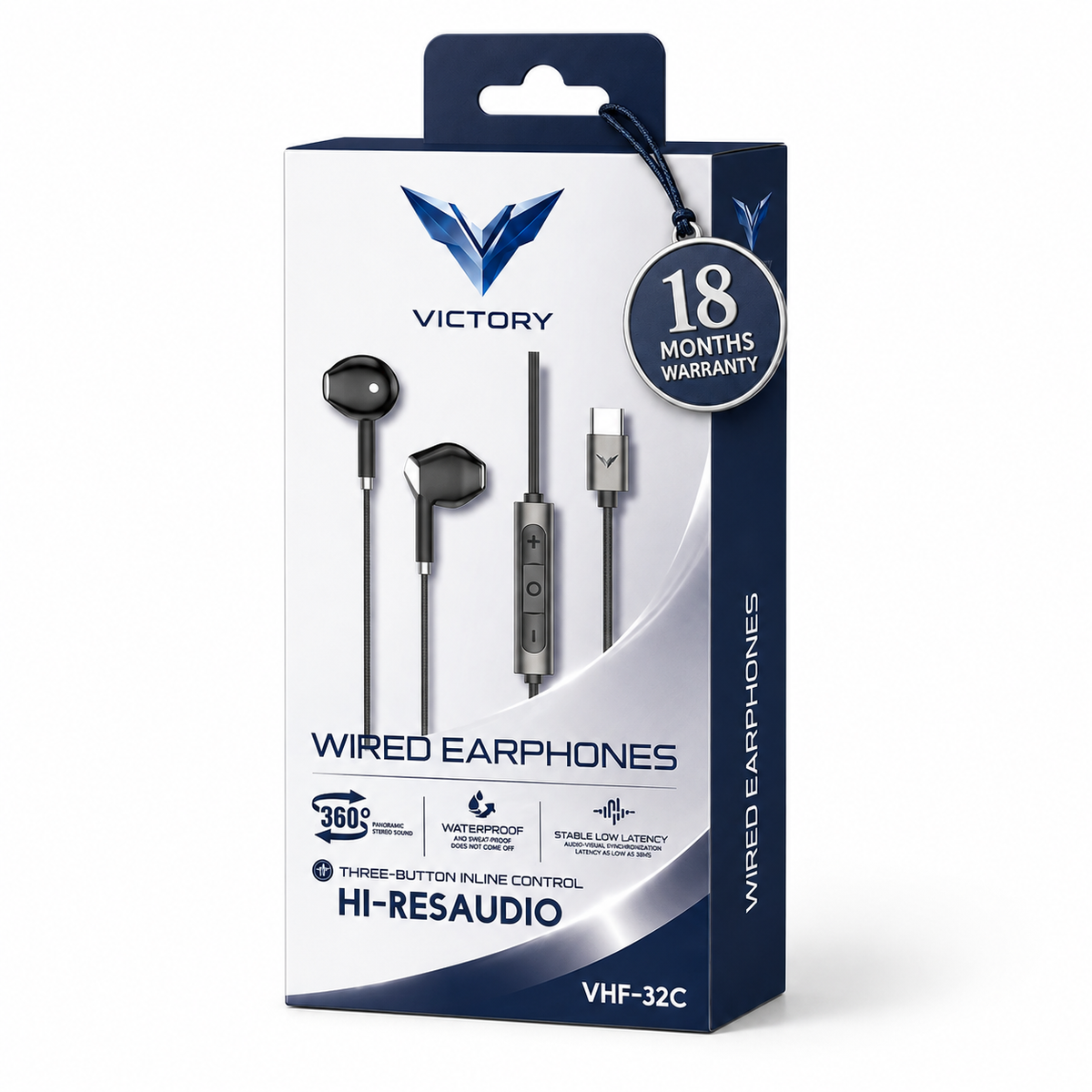 VICTORY VHF-32C — Wired Earphones