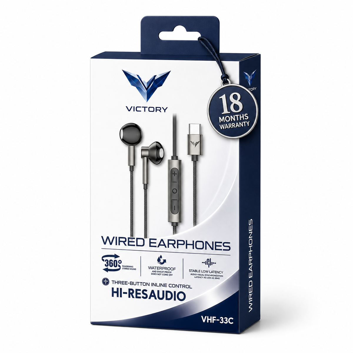VICTORY VHF-33C — Wired Earphones